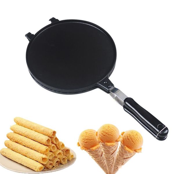 

17 cm crispy egg roll bakeware home gas egg roll mold commercial ice cream cone crispy roll kitchen tools t200111