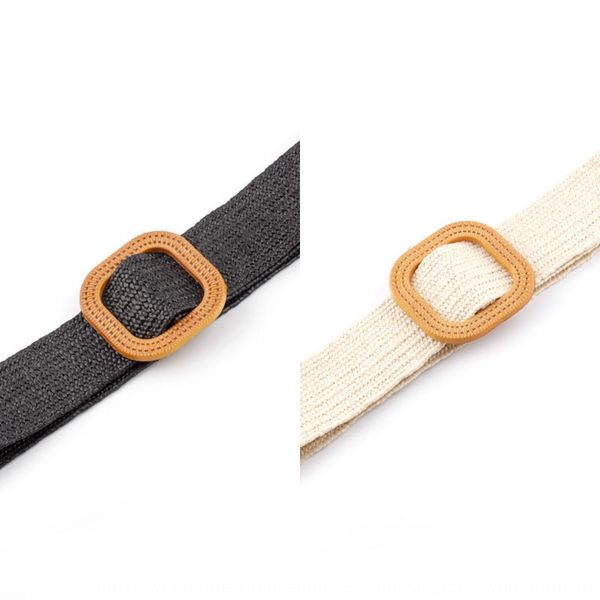 

2019 new pp woven belt fashionable all-match pin pin korean style women's squareroundelastic decorative pinwaist seal 21bbg, Black;brown