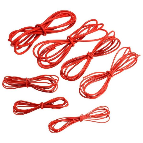 

kitchen faucets 2 meter red silicone wire cable 10/12/14/16/18/20/22awg flexible