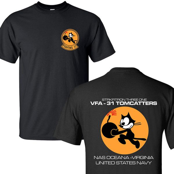 

2019 new summer fashion tee shirt vfa31 tomcats squadron united states navy t-shirts s-3xl