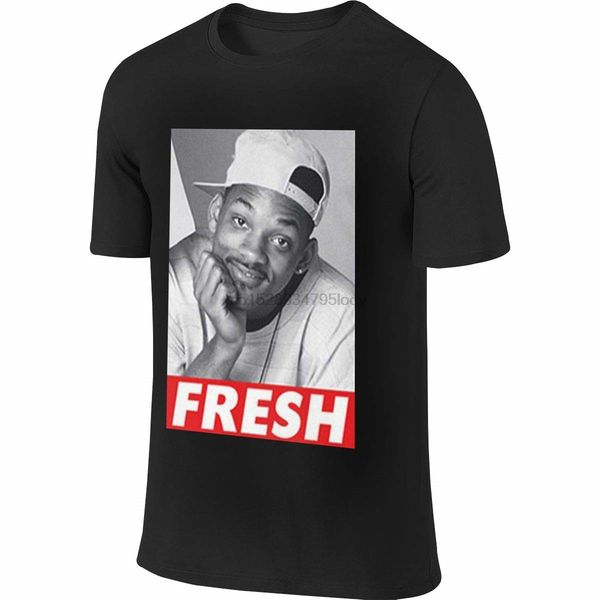 

btve fresh prince of bel-air will smith humor sports black t shirt