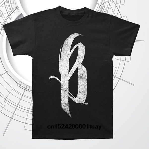 

breakdown of sanity men's logo t-shirt black fashion simple style short sleeve