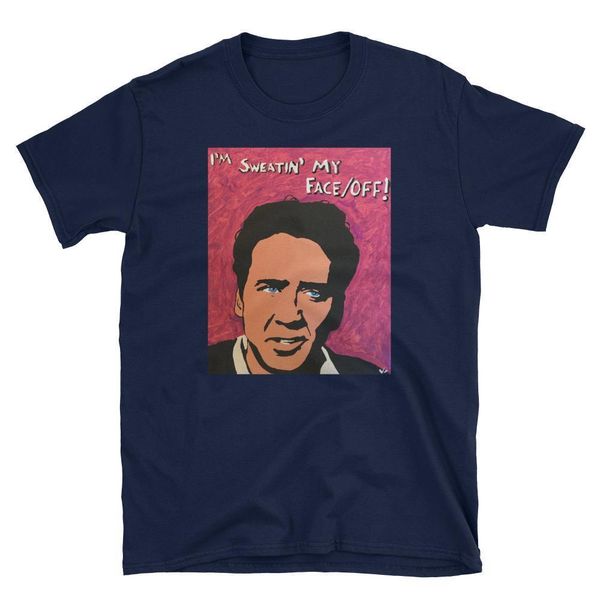 

nicolas cage pop art "raising arizona temperature" short-sleeve t-shirt