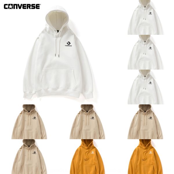 

20ss autumn winter new covse multi color men's and women's street versatile all-match all-match cotton hoodie versatile cotton plu, Black
