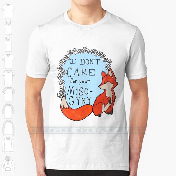 

feminist fox custom design print for men women cotton new cool tee t shirt big size 6xl feminist fox feminism misogyny