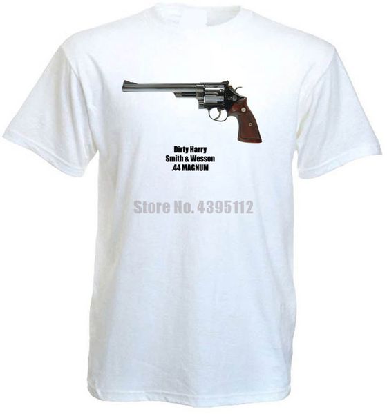 

dirty harry v4 t shirt clint eastwood 100% cotton white yellow all sizes s-5xl