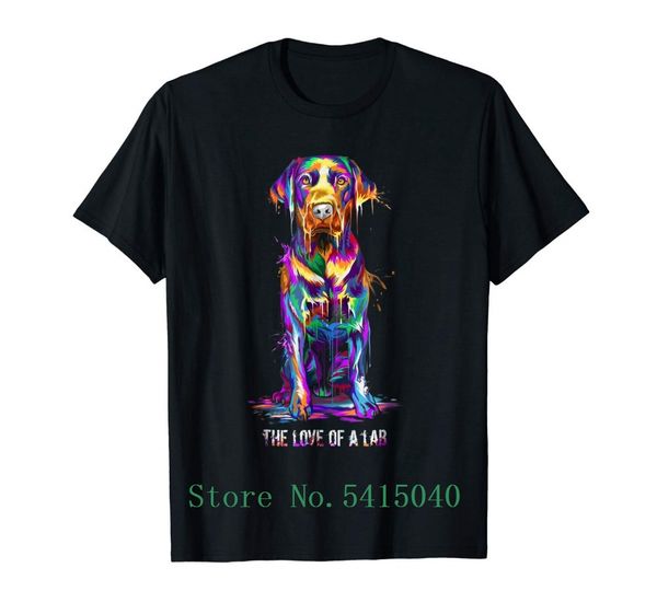 

short sleeve 2020 summer plus size the love of labrador retriever t-shirt custom t shirt for men comic mens t-shirt print o-neck