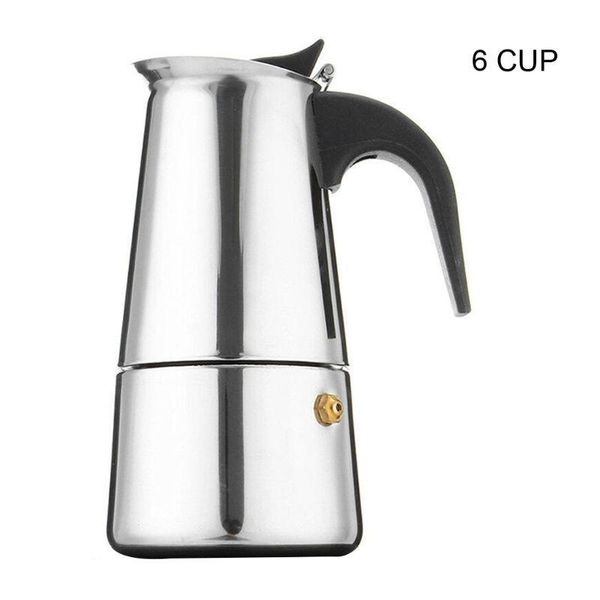 

4/6cup coffee maker pot espresso latte percolator electric stove home office kit u1je