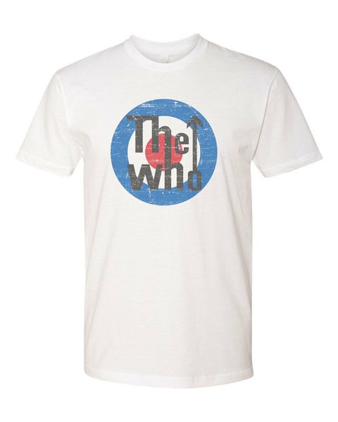

the who distressed custom mens t-shirt tee s-3xl new-white tee wholesale tees 2019 tees