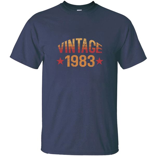 

настройка vintage 1983 t-shirt man письмо letters o-neck основные твердая фитнес tshirts 2020 camisas рубашка pop top tee