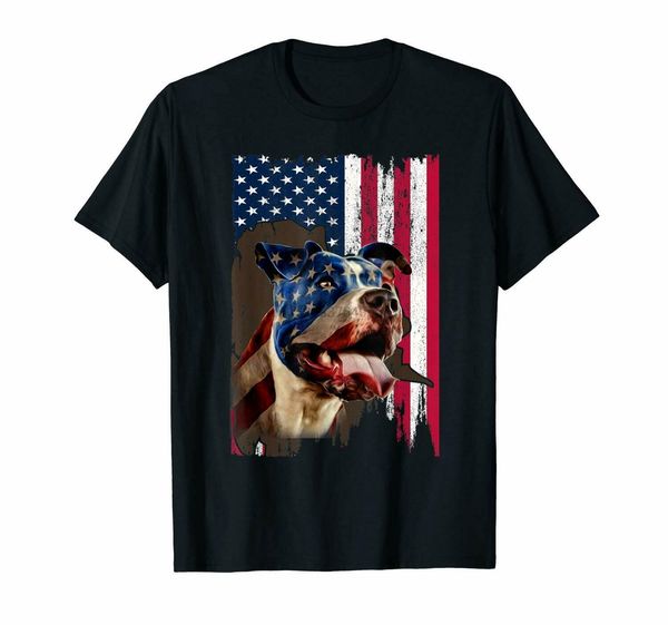 

black pitbull american tee flag vintage independence day 4th of july t shirt