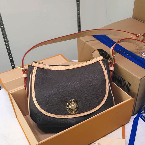 

quality underarm bag classic middle ancient handbag elegant womem brown shoulder bag ladies camel purse