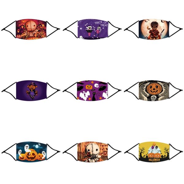 

wholesale kids halloween straw mask face halloween straw masks with breathing valve 3-layer girls fashion designer halloween straw mask d#65, Black