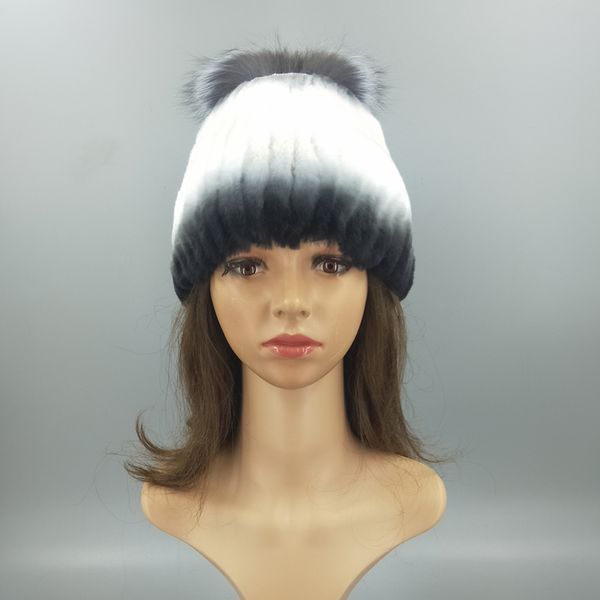 

beanie/skull caps fur hat is fashionable in winter. personality. furry warm 2021 on sale, Blue;gray