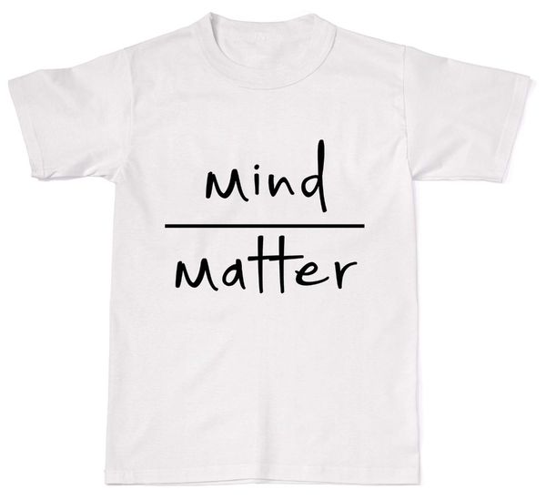 

2019 summer sale fashion mind over matter hipster nerd tumblr geek t shirt cotton