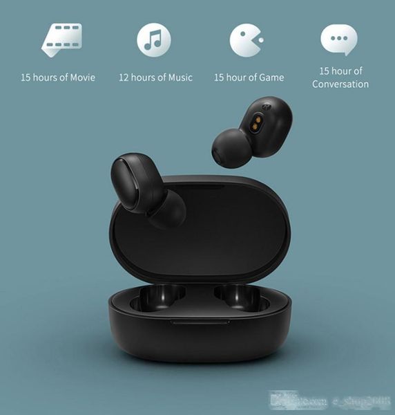 

mi tws headphone wireless bluetooth earphone voice control bluetooth 5.0 headphone noise reduction wireless earbuds for xiaomi redmi airdots