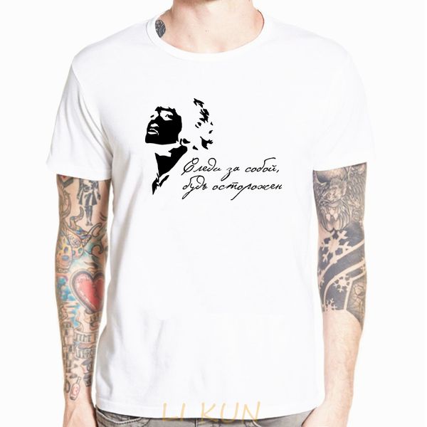 

t shirts homme men casual short sleeves cool tshirt tsoy 2020 tee cute summer hip hop print o-neck regular broadcloth