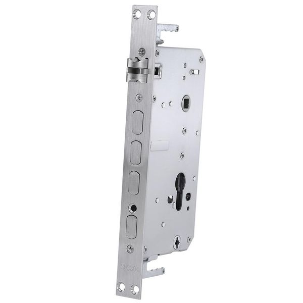 

new stainless steel square head mirror lock body security door wooden door lock body intelligent fingerprint lock body wholesale customizati