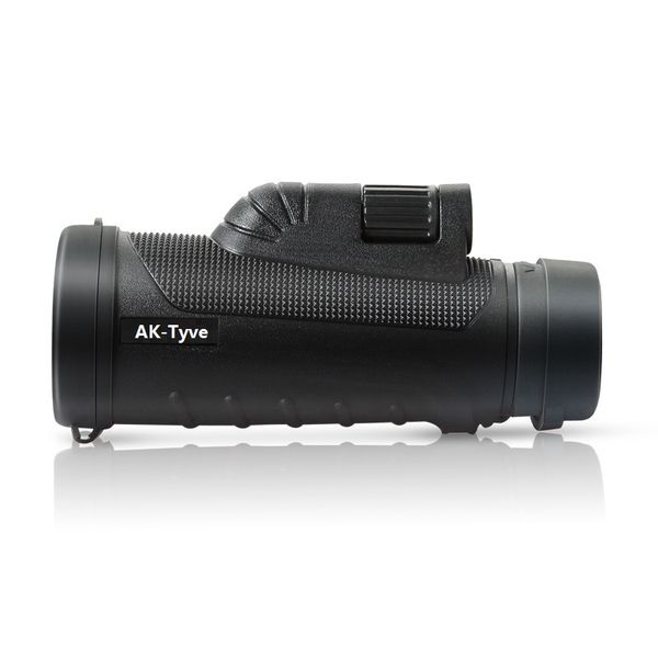 

ak-tyve monocular 10x42 nitrogen telescope non-slip portable scope for camping/hunting non-infrared night vision waterproof