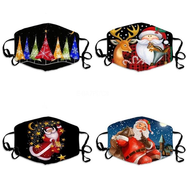 

smallaby cattoon pattern print face mask with light reathe vlave dust prective mask anti fog#263, Black