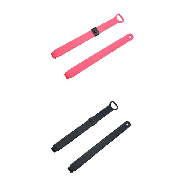 

2pcs for misfit ray accessory sports band, silicone wrist strap with pins for misfit ray fitness tracker black +rose red