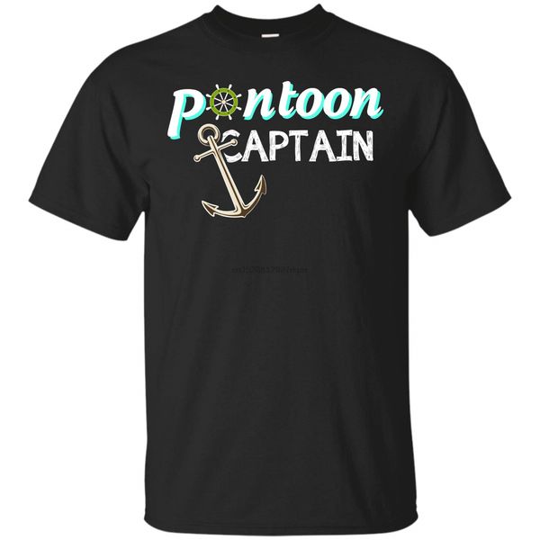 

teesmomo pontoon captain - funny pontoon t shirts for men and women