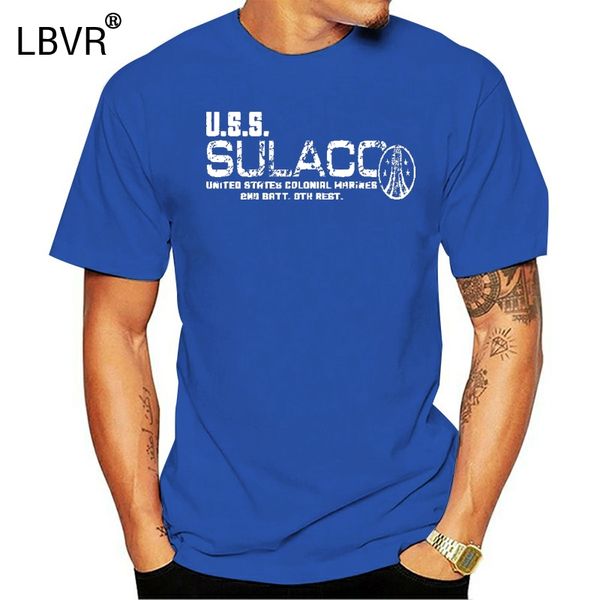

new 2020 fashion print t-shirt men uss sulaco aliens movie colonial marines 100% cotton printed in the usa che guevara t-shirt