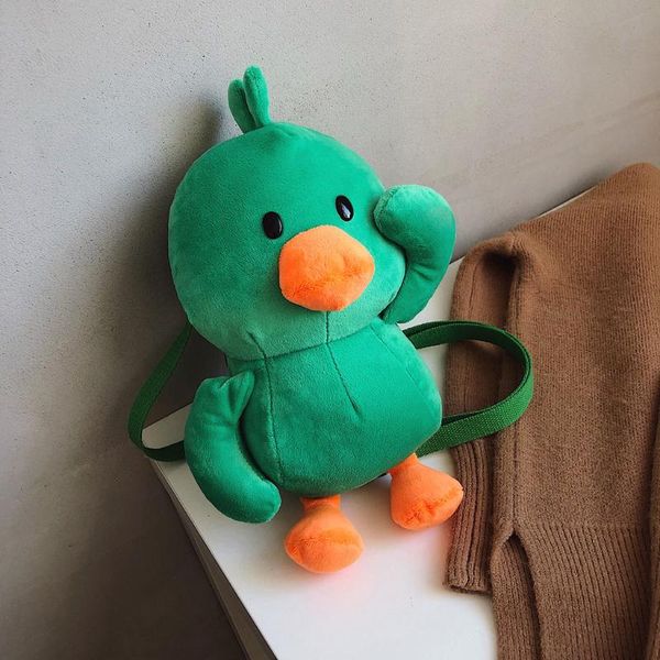 

ocardian 2020 fashion women's girl duck-like plush cotton fabric crossbody bags weird bag lovely character shoulder bags jul26