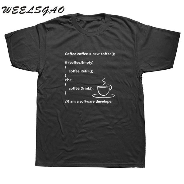 

programmer coding tee shirt geek style casual fit men t shirt plus size cotton print short sleeve t-shirt