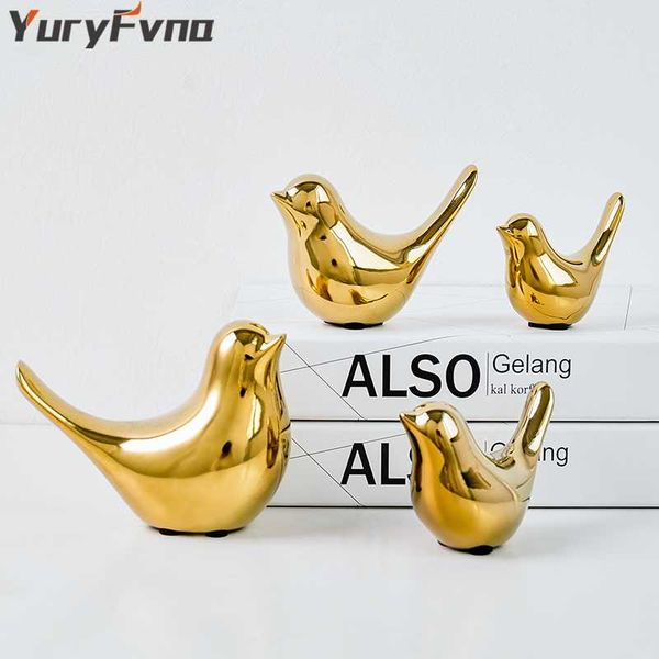 

decorative objects & figurines yuryfvna ceramic bird figurine porcelain statue animal sculpture modern home decoration accessories