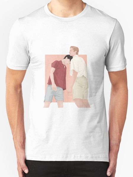 

позвоните мне по имени cmbyn новый t-shirt menwhite мультфильм тенниски мужчин унисекс нового способа тенниска свободный размер верхней ajax