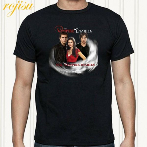 

vampire diaries famous tv series men's black t-shirt size s to 3xl