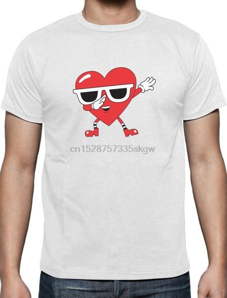 

dabbing heart love dab valentines t-shirt funny