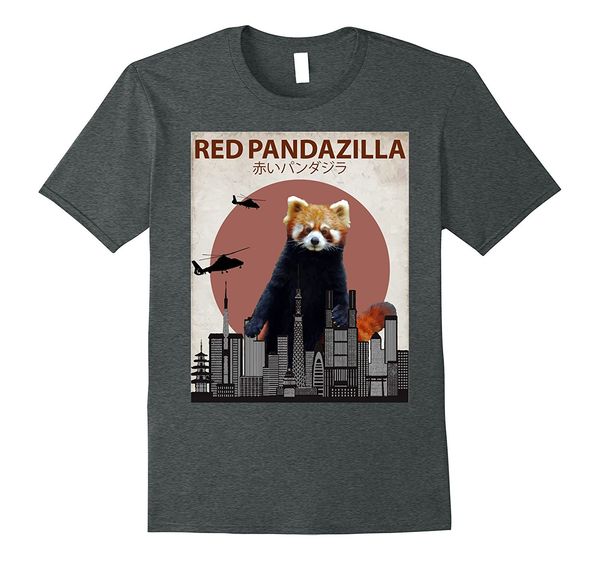 

2019 fashion 100% cotton red pandazilla | funny red panda lovers t-shirt gift tee shirt