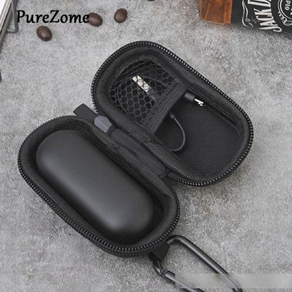 

heap camera/video bags portable zipper pouch dust/ shockproof hard protective case storage bag for huawei uds for honor flypods lite
