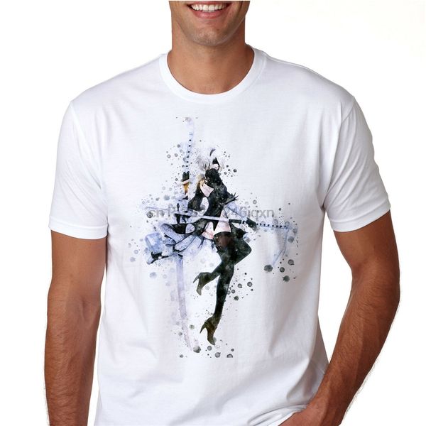 

nier automata t-shirt cotton tee shirt pc game tshirt n092 harajuku hip hop tee shirt