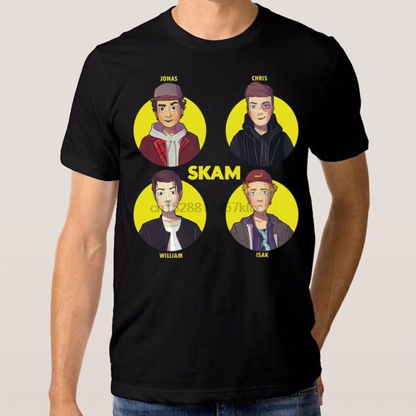 

skam art t-shirt tv series tee mens womens all sizes style round tee shirt