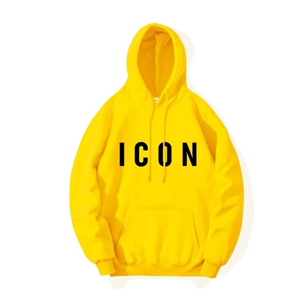 

icon print men women hoodie hip hop letter design hoodies fashion hooded pullover long sleeve sweatshirt tracksuit, Black