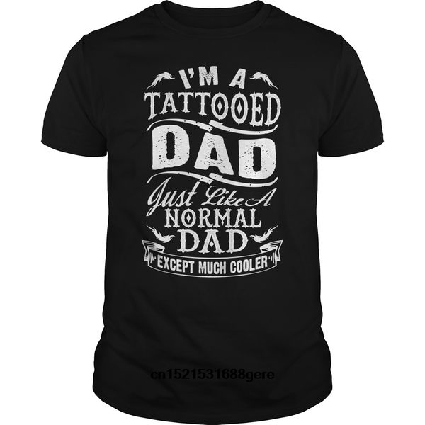 

funny t shirt tattooed dad - father day t-shirt tshirt men tee