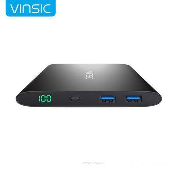 

vinsic alien p2 20000mah power bank dual usb 2.4a output external battery charger for cellphones, tablets