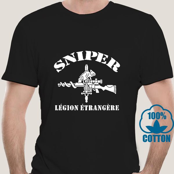 

3929a 2019 fashion inspired french foreign legion etrangere special forces sniper black t shirt tee shirt