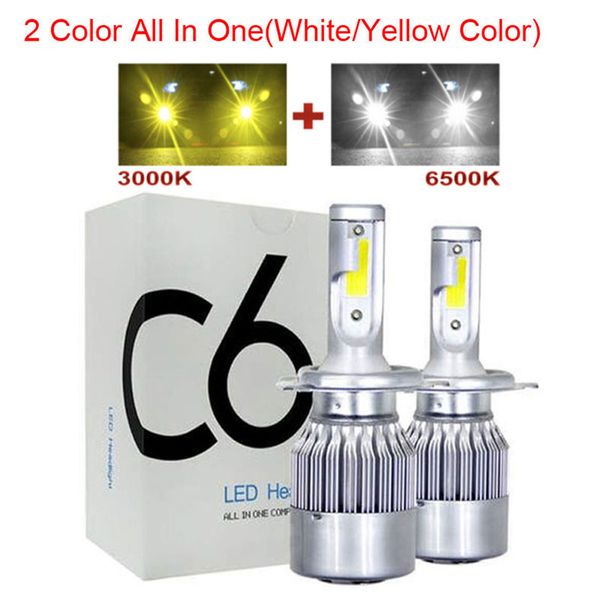 

muxall 3000k + 6000k светодиодные огни автомобиля h1 h7 h11 светодиодные лампы фара 12v 80w 8000lm 9005 9006 3 4 h8 h3 fog lamp для авто
