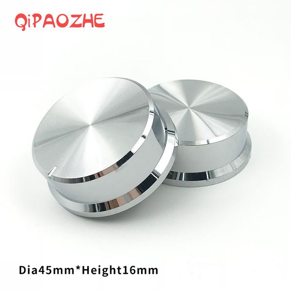 

computer speakers silver plate volume control rotary knobs for 6mm dia. knurled shaft potentiometer