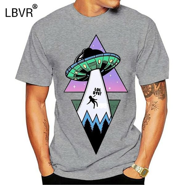 

alien abduction men's white short sleeve t-shirt