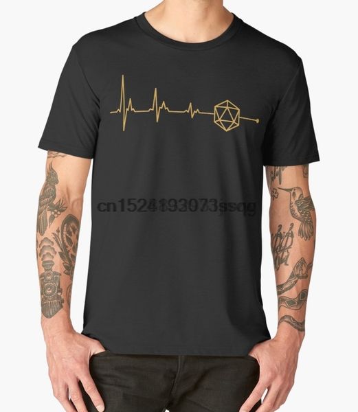 

printed men t shirt cotton o-neck tshirts d20 dice is my life role playing dnd gift short-sleeve women t-shirt