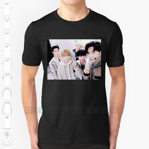 

knk custom design print for men women cotton new cool tee t shirt big size 6xl knk korean k pop boygroup hee jun