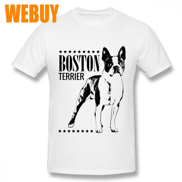 

s-6xl big size boston terrier dog t shirt man 3d print tee shirt man high-q homme tee shirt