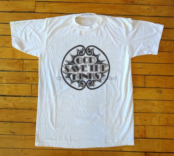 

rare god save the kinks vintage tour concert reprint shirt 80's size s - xxl
