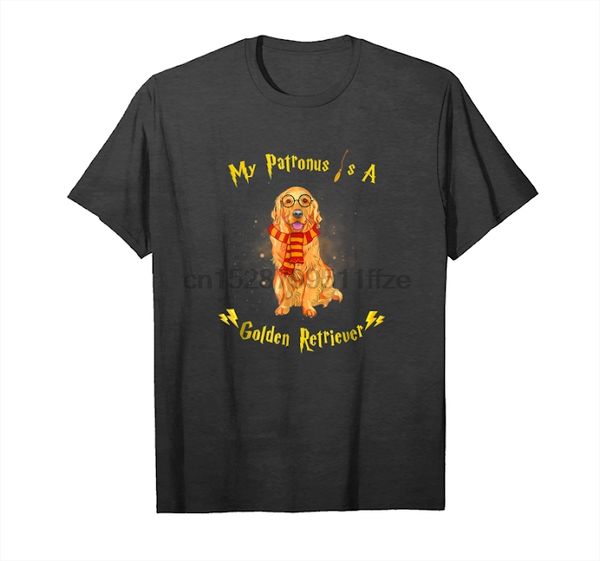 

buy my patronus is a golden retriever dog christmas t shirt t-shirt