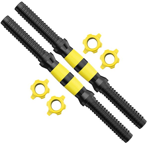 

dumbbells ad-1 pair of dumbbell bars threaded handle set home gym fitness exercise adjustable